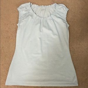 Baby blue Loft top